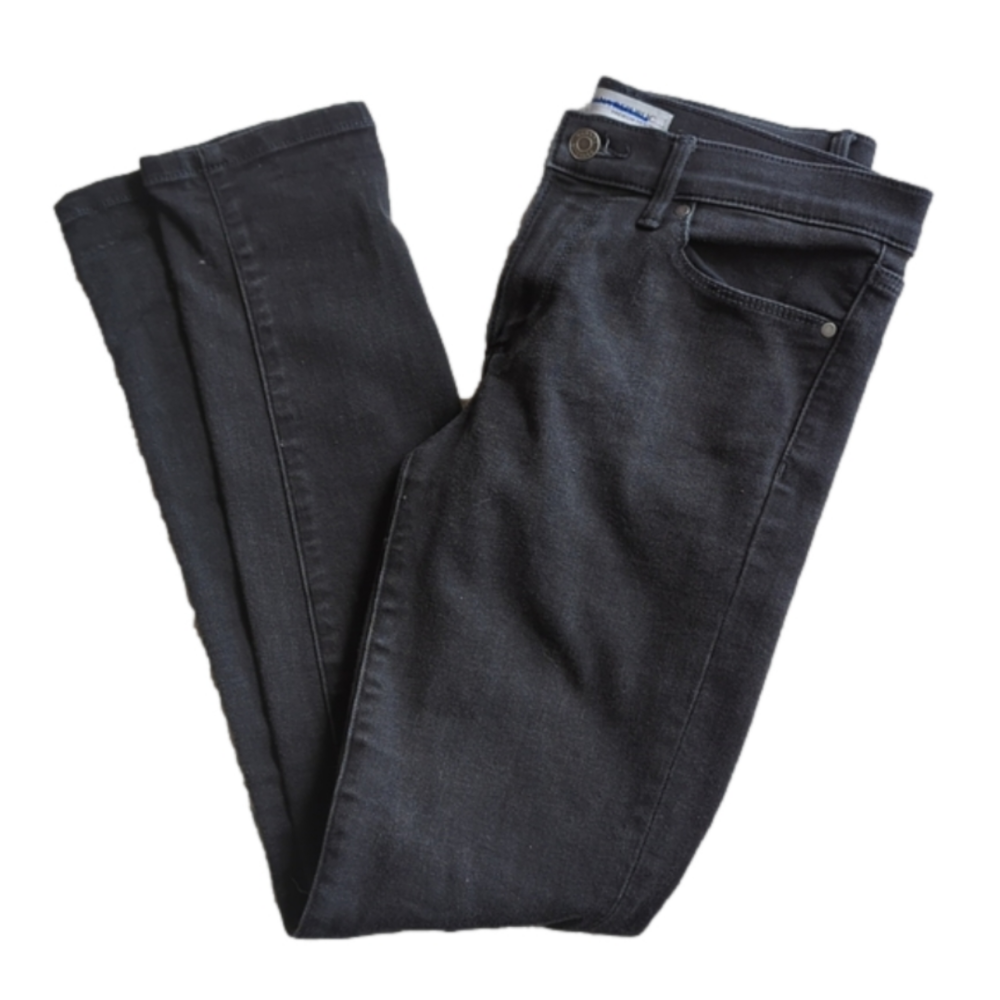 Banana Republic Premium Black Mid Rise Petite Fit Skinny Jeans Size 27P Waist 28